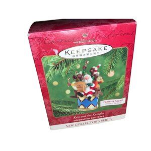 Hallmark Keepsake Ornament  Kris’s and the Kringle Santa and Reindeer